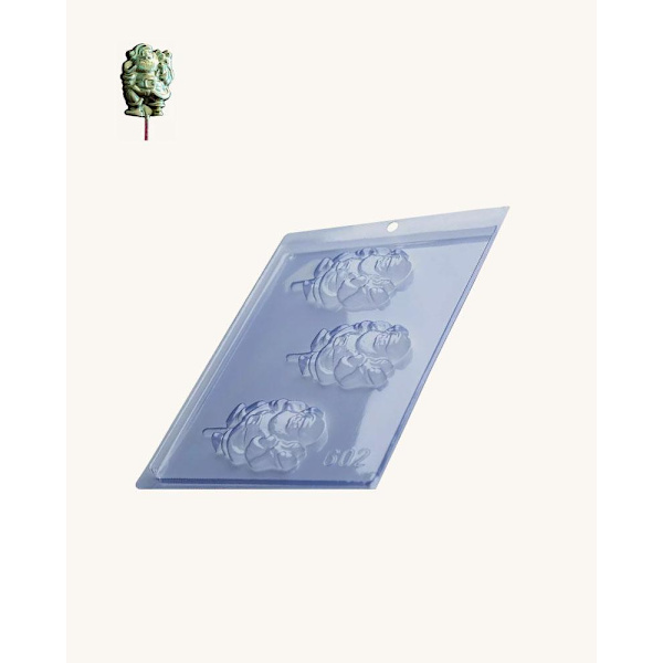 Pralinform Jultomte Chokladform - Porto Formas 602 Transparent