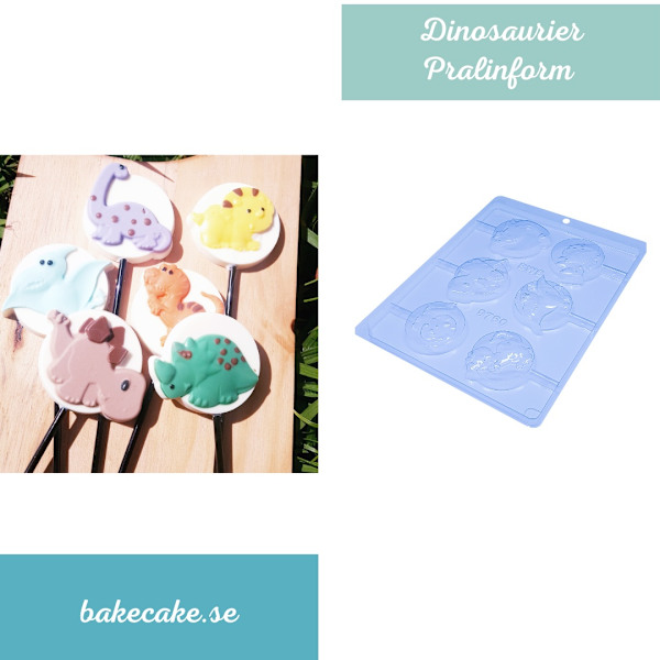 Pralinform Dinosaurier Chokladform - BWB 9760 Transparent