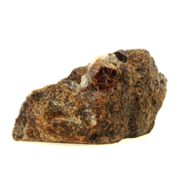 Sten og mineraler. Grossulær granat-Andradite. 296,5 ct. Pyrénées-Orientales, Frankrig.. Röd