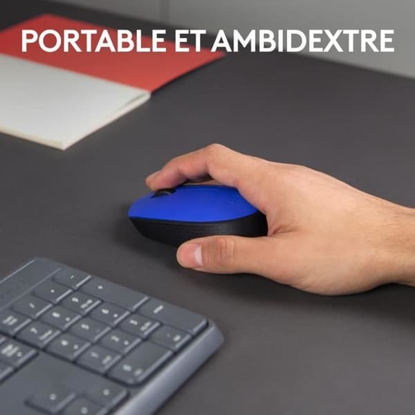 Langaton hiiri - Logitech - M171 - Sininen - Molempikätinen