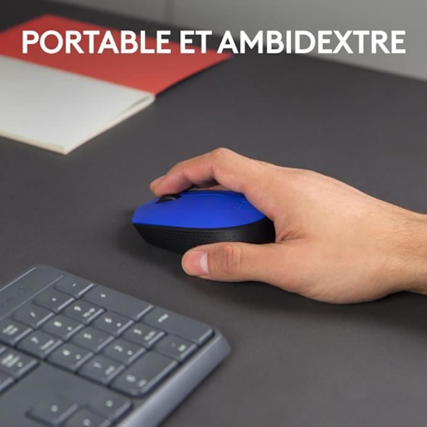 Mus - Trådlös - Logitech - M171 - Blå - Ambidextrös