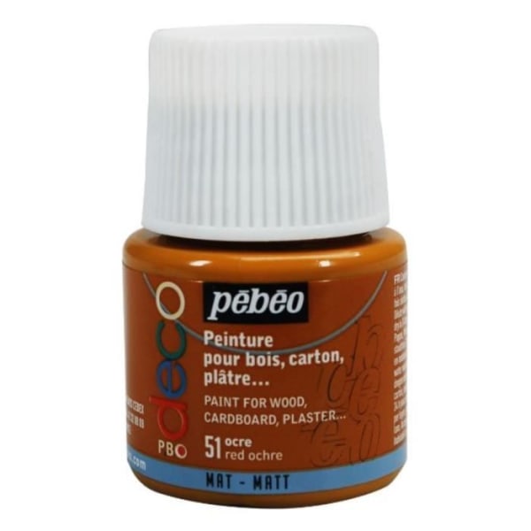 P.BO Deco mat okker maling 45ml Pebeo