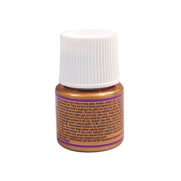 Acrylmaling - PEBEO - Perlemorsdeko - 45 ml - Farve Antik Guld - Kreative hobbyer Antikt guld