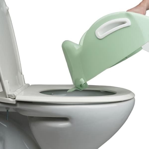 WC-reduktor - THERMOBABY - KIDDYLOO - Celadon Grøn - Justerbar celadon grön