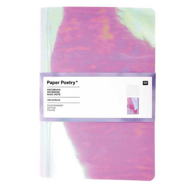 Kromad anteckningsblock A5 40 sidor Rosa