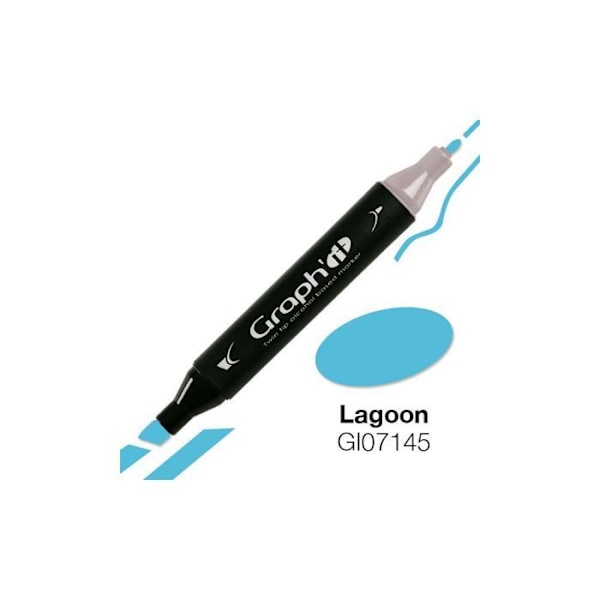 Graph'It - Alkoholmarker Graph'it 7145 Lagoon Blå