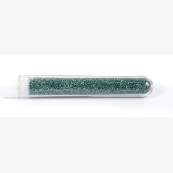 Biologiskt nedbrytbart glitterpulver 2,7 g - celadongrönt