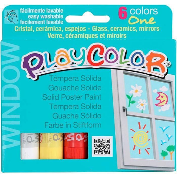 Pochoarer - Playcolor - Fönster Ett - Set om 6 - 2 Julpochoarer - Anpassningsbar färg {Färg}