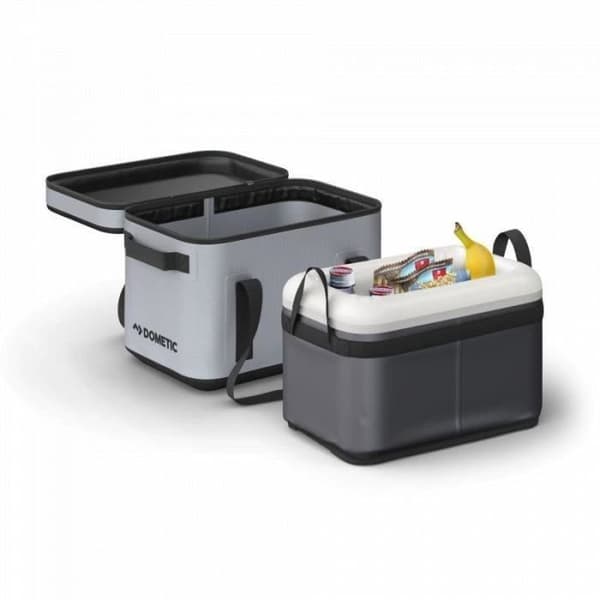 Jääkaappi - DOMETIC - Go Soft Insert - 20 L - Harmaa ja musta Grå och svart