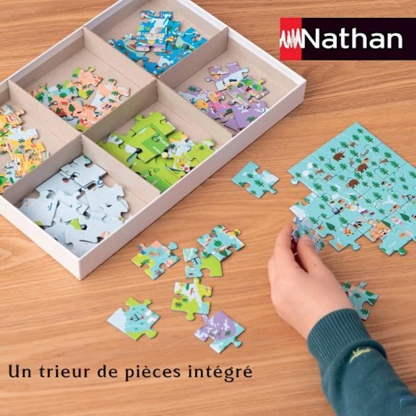 Nathan-Puzzle 150 palaa - Avaruudessa (Etsi ja löydä) -4005556862139 - 7-vuotiaat ja sitä vanhemmat Flerfärgad