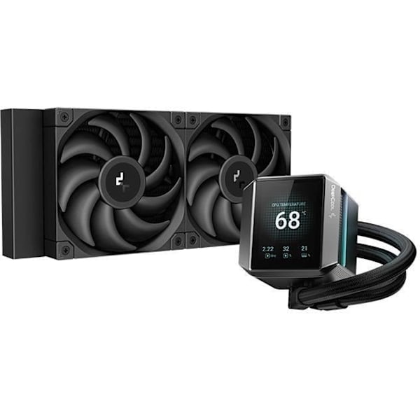 DEEPCOOL - MYSTIQUE 240 (Sort) - Vandkøling AIO