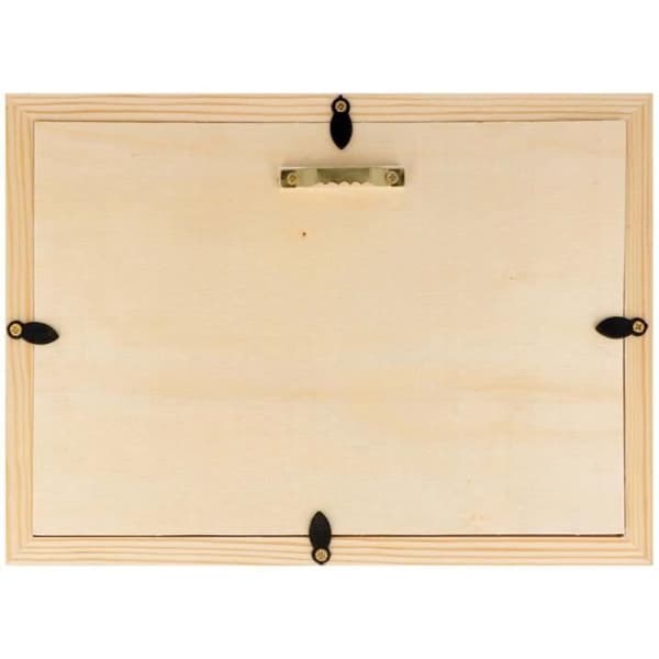 Billede ramme i træ - Artemio - 28 x 16 cm - Beige - Kan tilpasses - Rektangulær