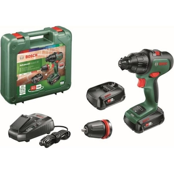 Bosch sladdlös borstlös slagborr - AdvancedImpact 18 (levereras med 2 18V-2,5Ah batterier + laddare + box)