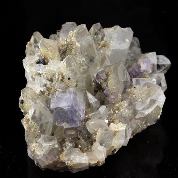 Fluoriitti + Kvartsi - ABIJOUX - Kivet ja mineraalit - 451.0 ct - La Collada, Espanja