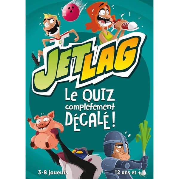 Brettspil Jet Lag - ASMODEE - Jetlag - Action- og refleksespil - Barn - Udendørs Flerfärgad