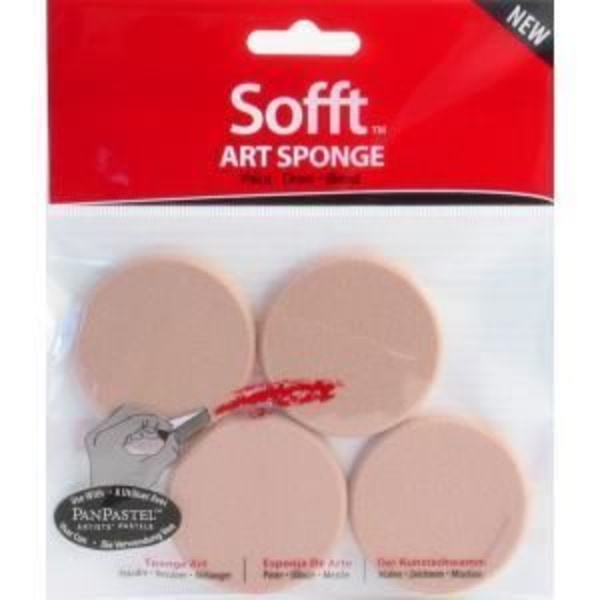 Pan Pastel Pastel-taiteilijat pyöreä (x 4)