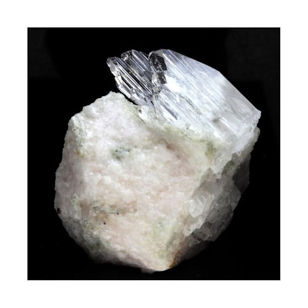 Sten og mineraler. Gips. 89,1 ct. Gipsbrud, Arignac, Frankrig. Sjælden.