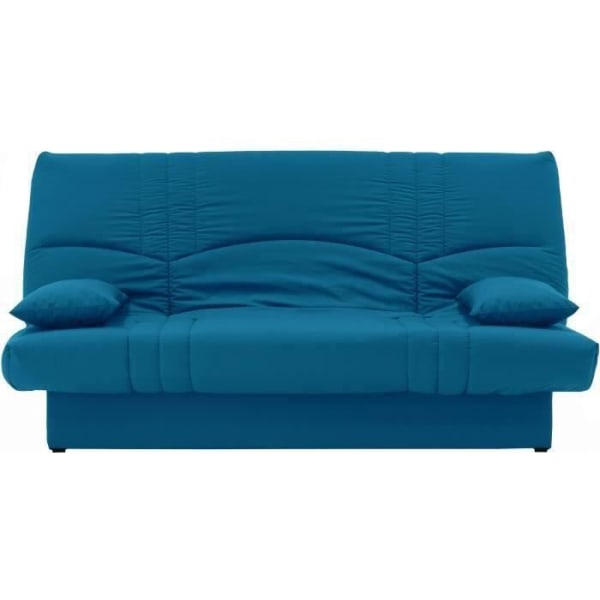 3-sits bäddsoffa - Ankblått tyg - Modern stil - L 190 x D92 cm - DREAM