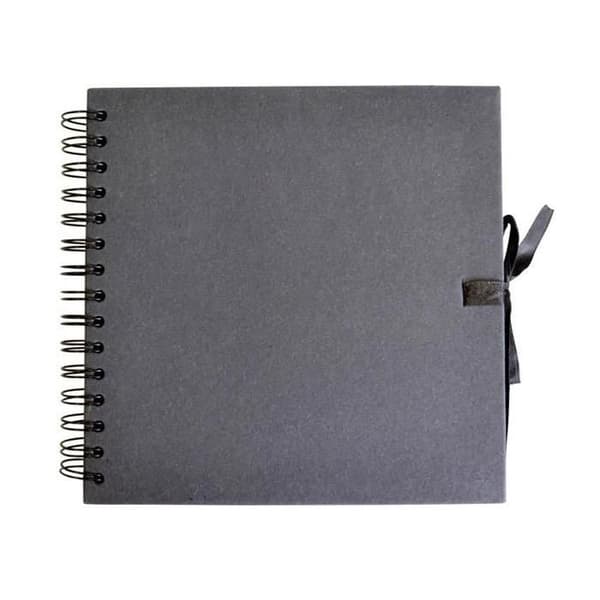 Notebook Scrapbooking 20 x 20 cm - Svart Svart