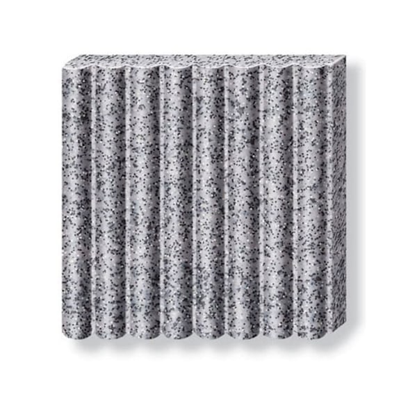 Polymer ler - Staedtler - Fimo Effect Granit 803 - 56g - Ovnhærdning 110°C - Grå farve Granit