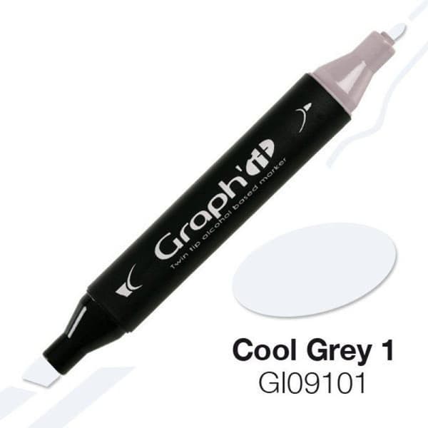 Graph'It - Graph'it 9101 Cool Grey 1 alkoholi-tussit Cool Grey 1