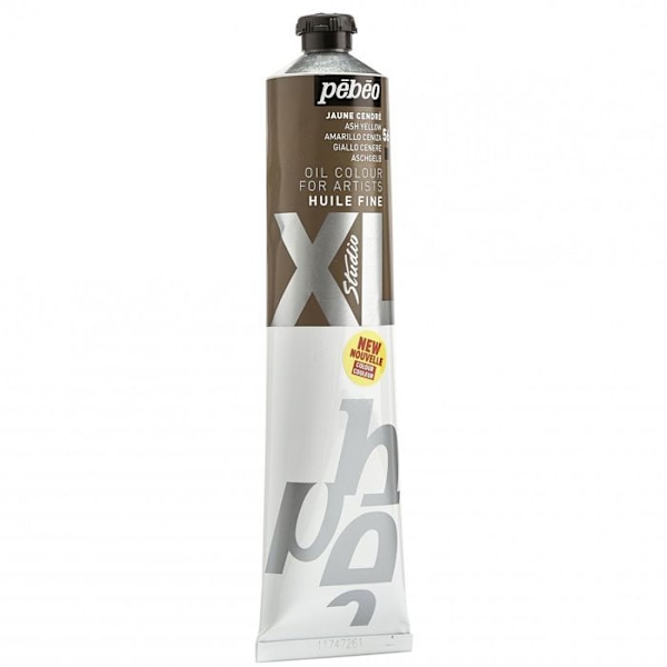 Oliefarve - Studio XL - Tube 200ml - Aske Gul - Uigennemsigtig farve - Lysbestandighed Aska gult