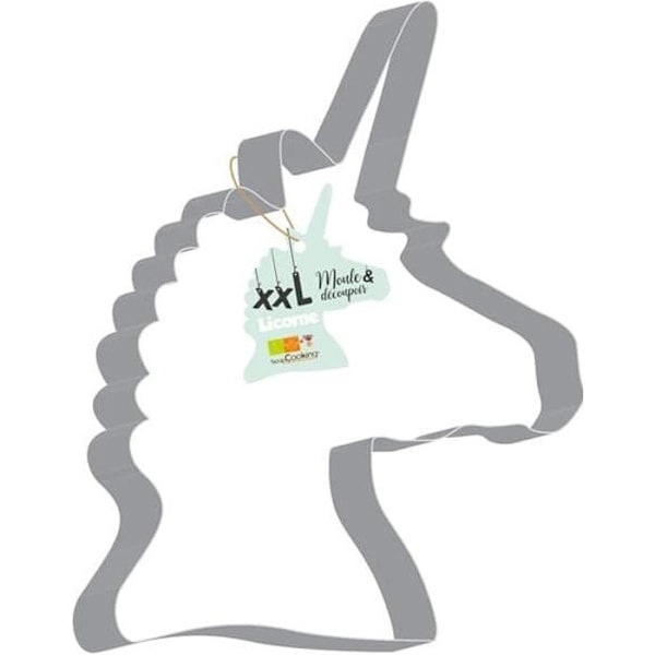 Leikkuupihdit - SCRAPCOOKING - Yksisarvinen - Ruostumaton teräs - XXL - Hopeinen Silver