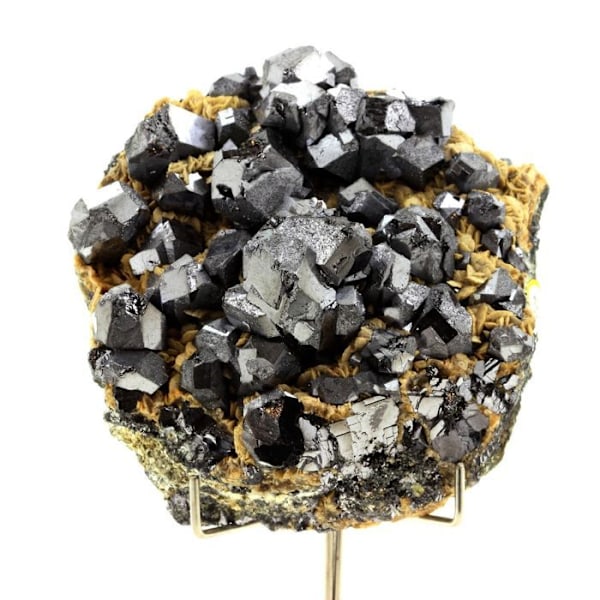 Kivet ja mineraalit. Galena + Siderite. 2293,5 senttiä. Cassandra Mines, Kreikka.