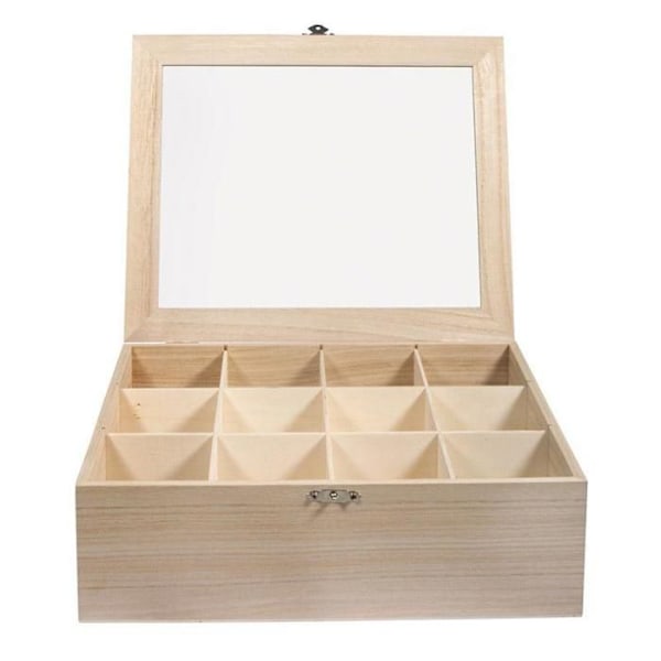 Teaskåp i trä Beige