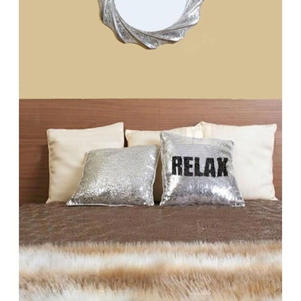 Party & Relax Loom In Bloom Glitter Magisk sjöjungfrukudde