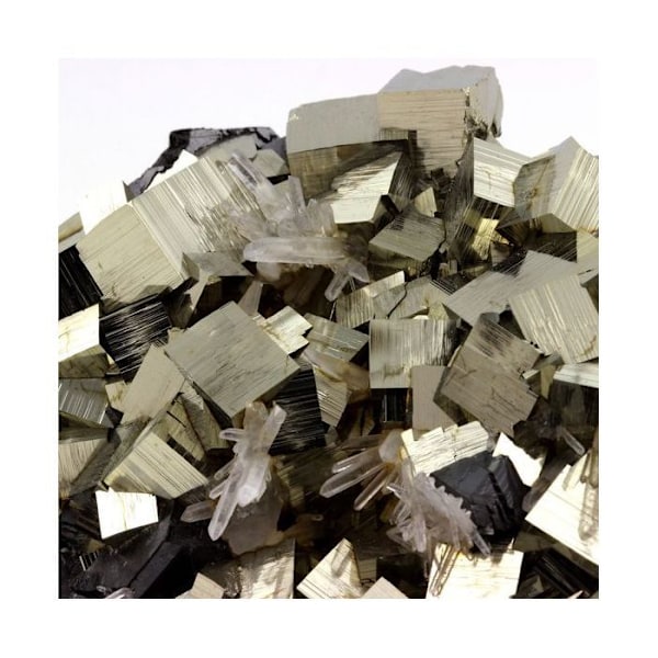 Pyrit, kvarts, sphalerit 5405,0 karat (1,08 kg) Silver