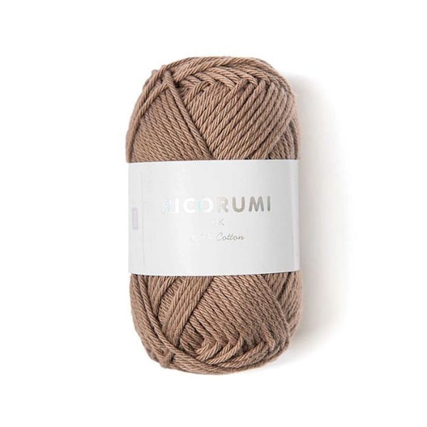 Coton Amigurumi - Rico Design - Ricorumi - 25g - Ljusbrun - 100% bomull ljusbrun
