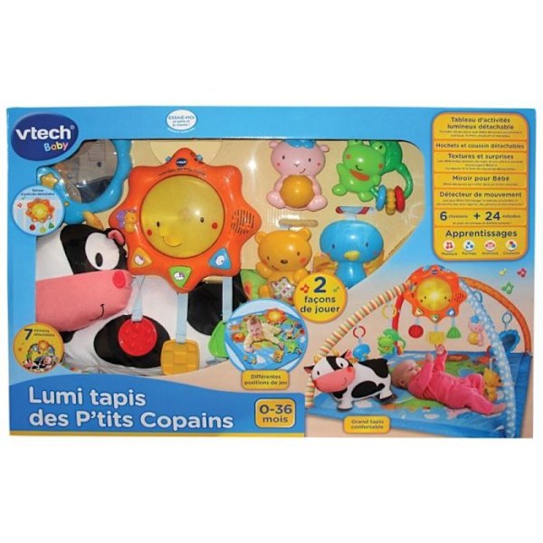 VTECH BABY - Lumi Lekmatta Blå Lumi Little Buddies matta