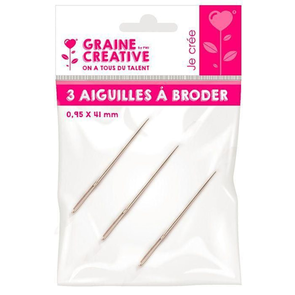 Broderinålar 3 stycken 0,95x41mm