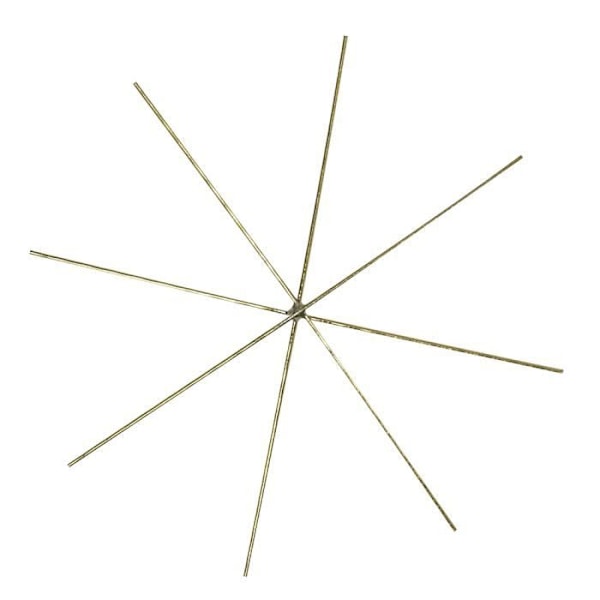 Stjärna i ståltråd - SCT - 8 cm - Multicolor - 4 bitar - Tjocklek 0,6 mm