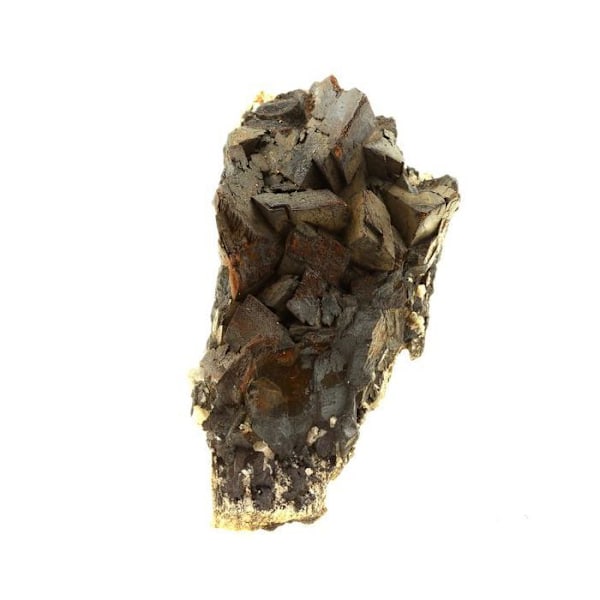 Stenar och mineraler. Siderit. 827,0 cent. Chachatier, Vaulnaveys-le-Bas, Isère, Frankrike.