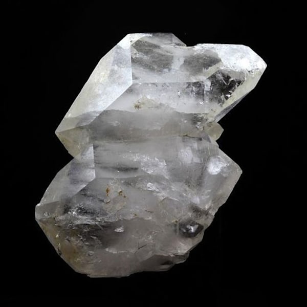 Sten og mineraler. Ame kvarts. 113,0 øre. Aiguille du Goléon, Oisans, Frankrig.