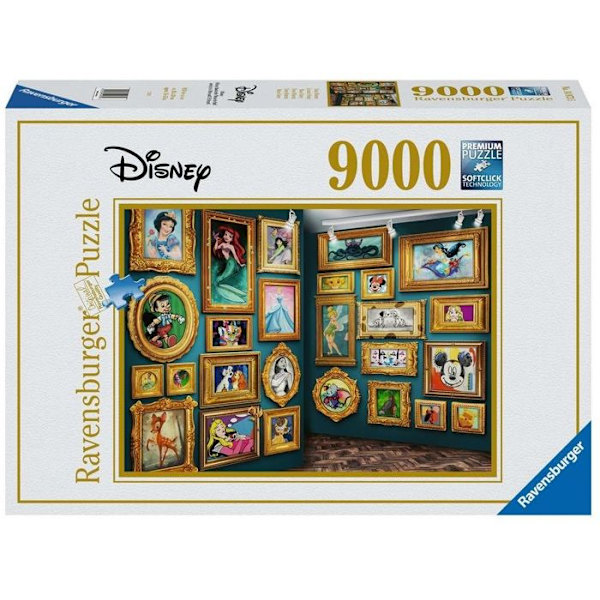 9000 bitars pussel Disneymuseet - Ravensburger - Vuxenpussel - Från 14 år Flerfärgad
