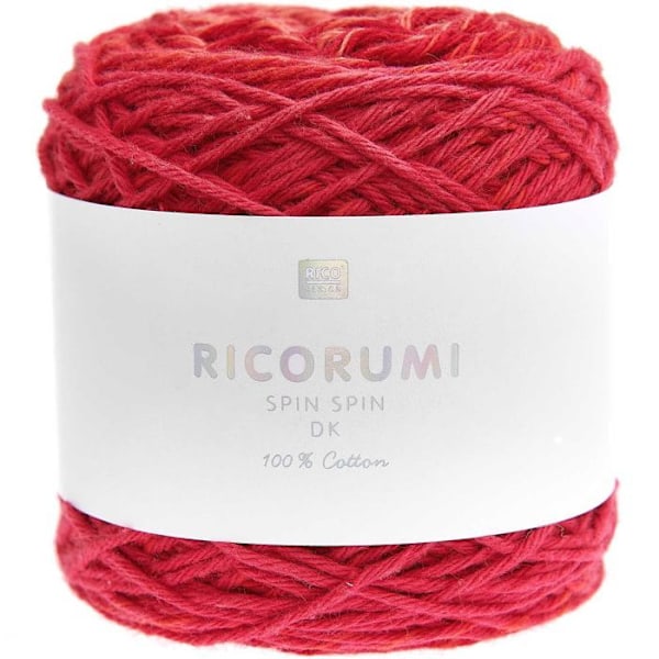 Garnnøgle - RICO DESIGN - Spin Spin - 50 g - 115 m - Farve Rød Röd