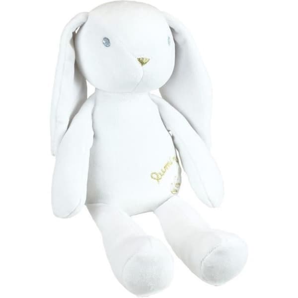 LUMINOU Valoisa pehmolelu pupu +/- 30 cm Vit