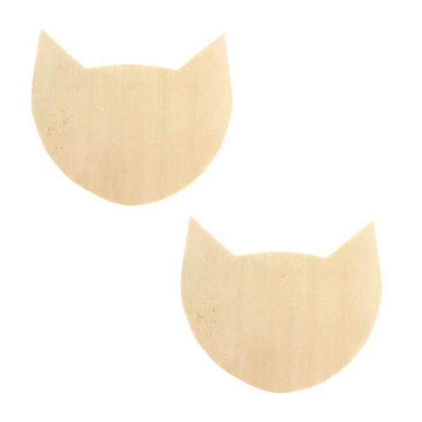 2 väggkrokar i trä 8,3 x 10,5 cm - kat