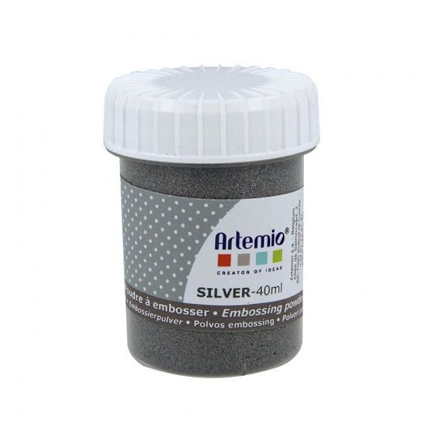 Puder med relief för att prägla Silver 40ml Silver