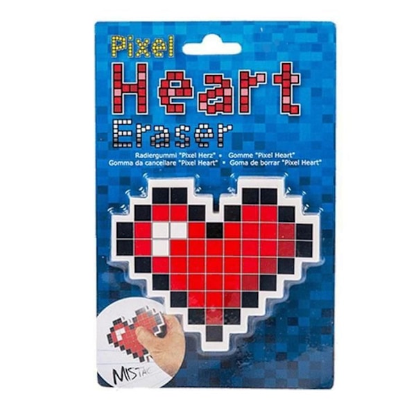 Pixel Heart Eraser - Maestro Gift - Toimiston sisustus