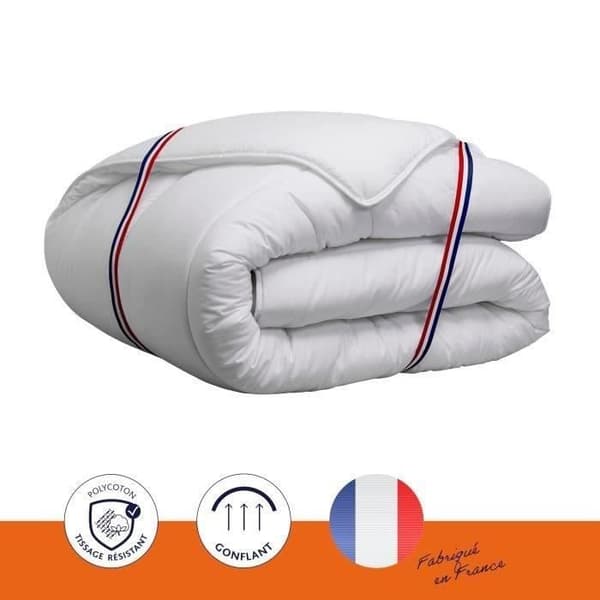 Couette Chaude Vancouver 400gr/m² - DODO - 200 x 200 cm - Vit Vit