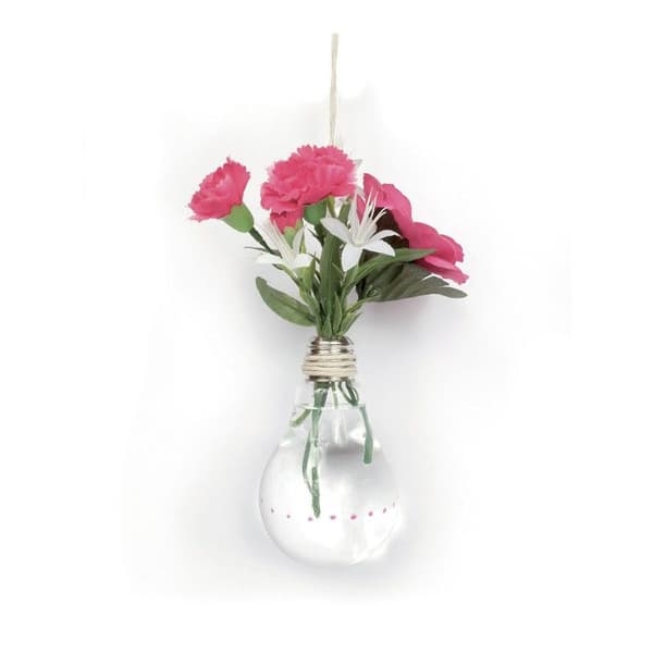 Vase ampoule - Graine Créative - Hvid - Glas - Nutidig Transparent
