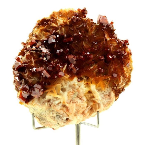 Sten og mineraler. Vanadinit. 1810,0 ct. Mibladen Mining District, Midelt, Marokko.