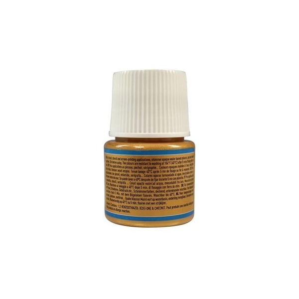 Stofmaling - Pébéo - Setacolor uigennemsigtig moire guld rig - 45 ml - Iridescent farve - Blandet gyllene