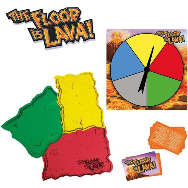 Gulv er lava - Brætspil - GOLIATH - Fra 5 år Flerfärgad