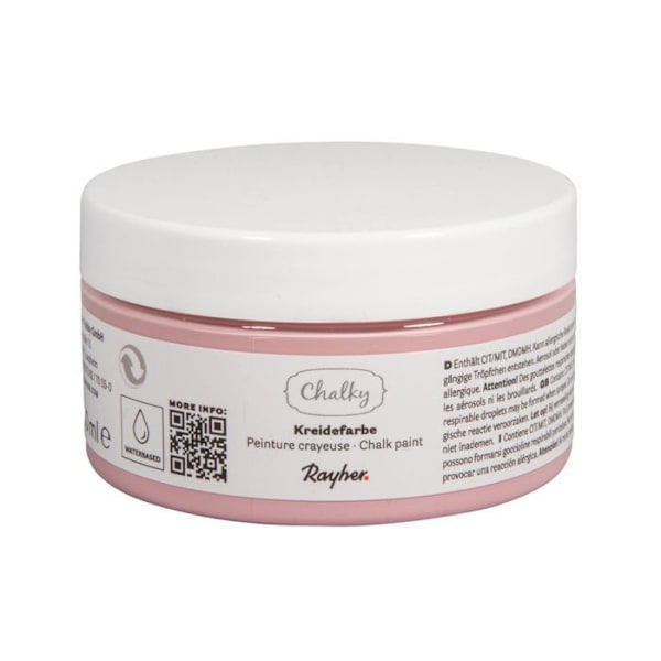 Antik Rosa Chalk Paint - Chalky Finish - 100 ml Rosa