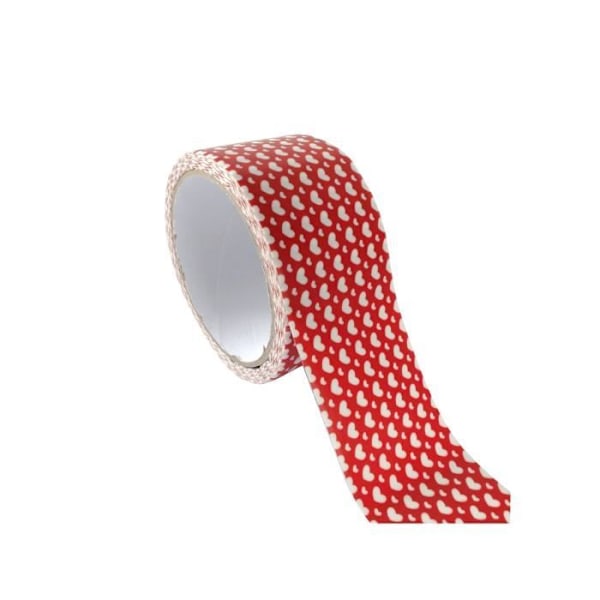Dekorativt tape - Queen Tape - Kærlighed - Rød - 48 mm bred - 8 meter lang Röd